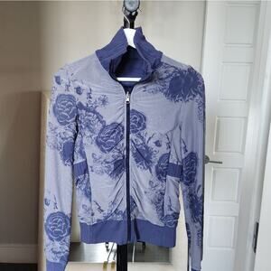 Lululemon Reversible Purple Floral Jacket Size XS